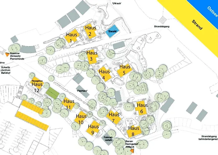 Duenenhaeuser Unserusedomde Ca80qm Mit Privater Sauna Und Kamin Parkplatz Direkt Am 7i3 Ueckeritz